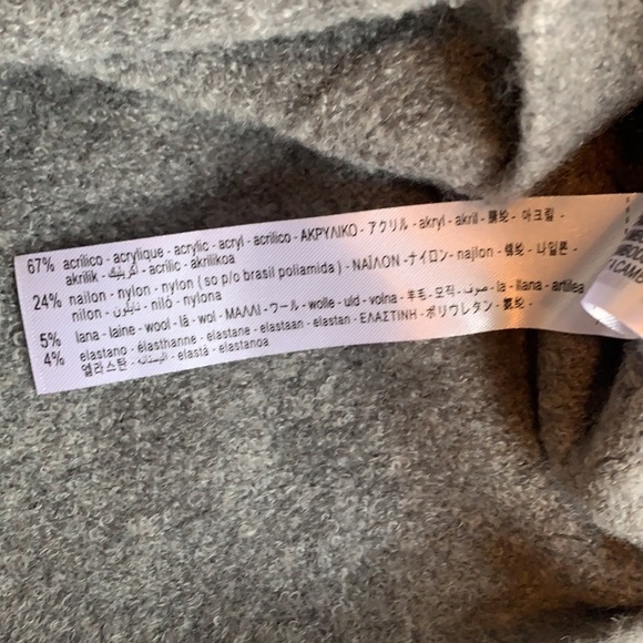 Zara knit cropped sweater gray - Picture 6 of 6